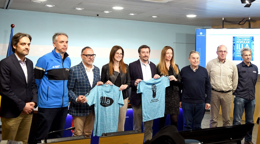 Acte de presentació de la 12a edició de la Cursa Popular Illa Carlemany (SFGA)