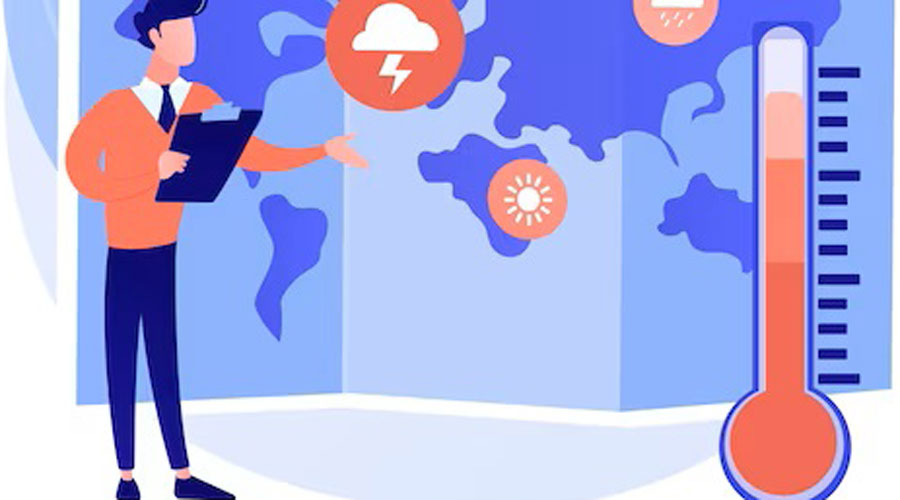 Aquest dimecres s'han obert els actes amb motiu del Dia Internacional de la Meteorologia (vectorjuice)