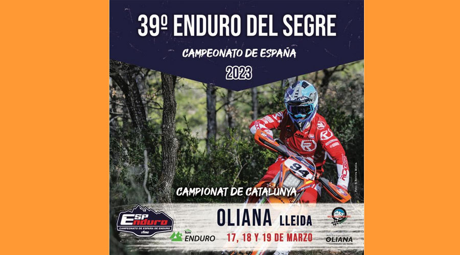 Cartell de l'Enduro del Segre 2023 que se celebra a Oliana (RàdioSeu)