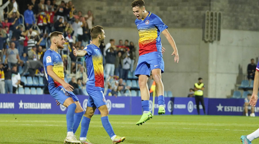 Imatge del partit de la primera volta entre el FC Andorra i l'Eibar, 2 a 0 (FC Andorra)