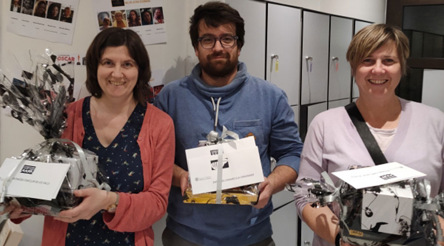 Els tres guanyadors del concurs dels Oscars 2023 (SFGA)