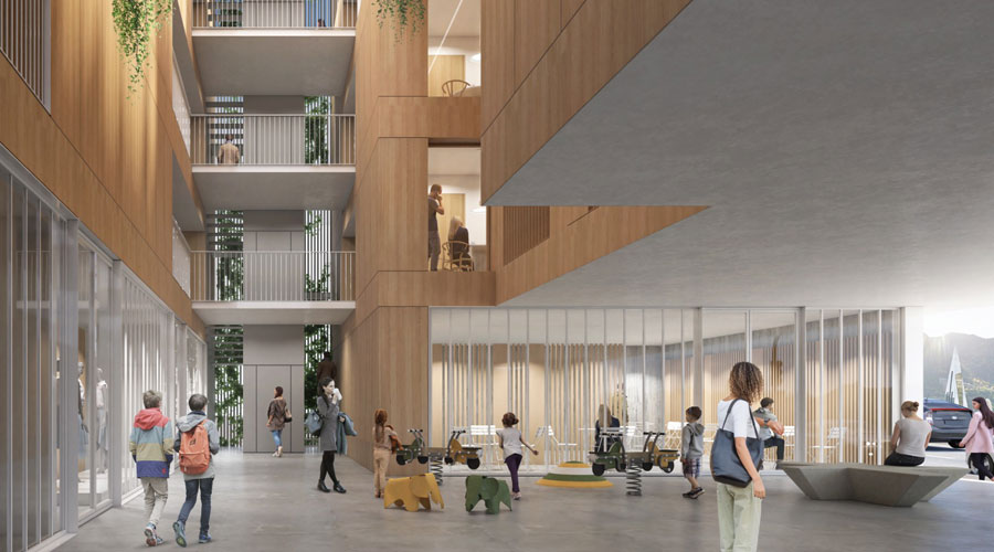 Rander de com serà part de l'edifici d'habitatges públics de lloguer assequible (Govern d'Andorra)