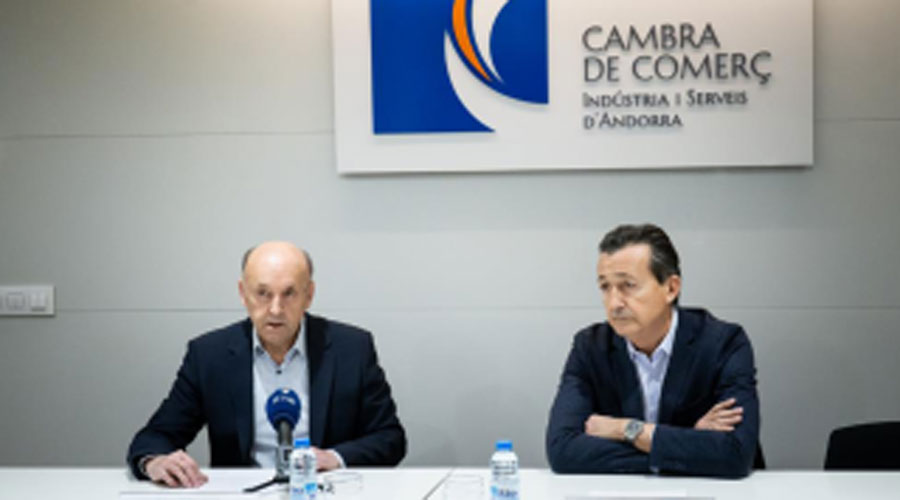 Josep Maria Mas, de la CCIS i Enric Tarrado, de l'ACA (CCIS)