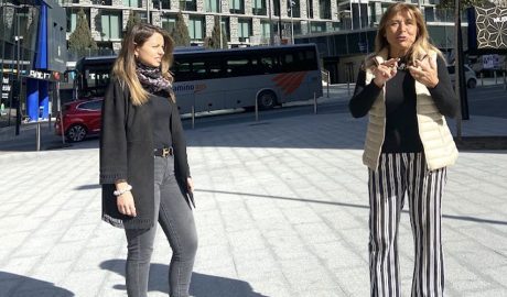 Meritxell López i Conxita Marsol, segona i primera de la llista de Demòcrates + Liberals d'Andorra la Vella