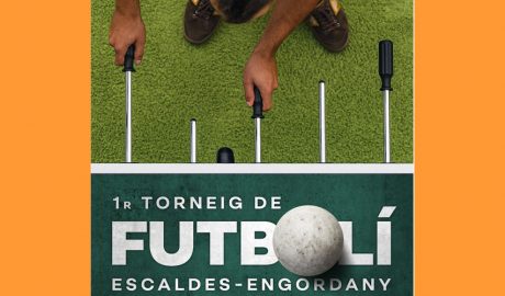 Cartell del 1r Torneig de Futbolí d'Escaldes-Engordany