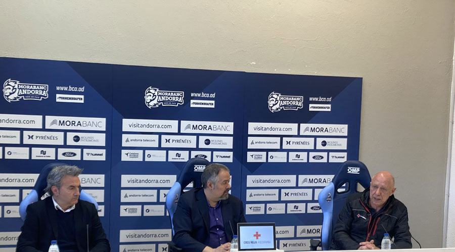 Presentació de la 4a campanya de donació de sang impulsada pel BC Andorra i Creu Roja (BC Andorra)