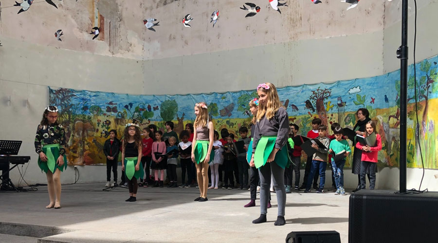 Alumnes de l'Espai Municipal de Dansa de la Seu, aquest passat cap de setmana (Aj. la Seu)