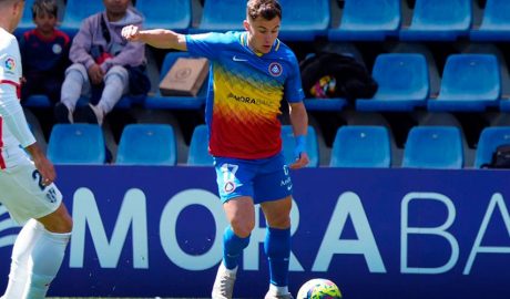 Imatge del partit entre l'FC Andorra i l'Osca