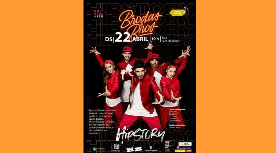 Cartell anunciant l'actuació dels Brodas Bros a la Seu (Aj. la Seu)