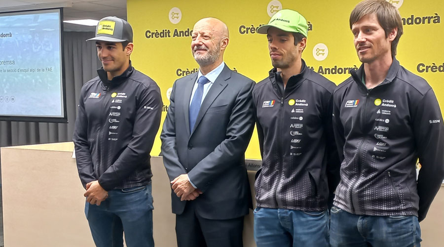 Els participants en el balanç de la temporada d'esquí alpí 2023 (FAE)