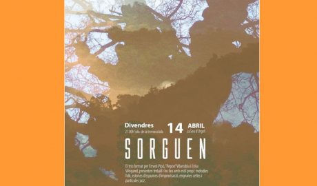 Cartell anunciant el concert de presentació de l'àlbum Sorguen a la Seu