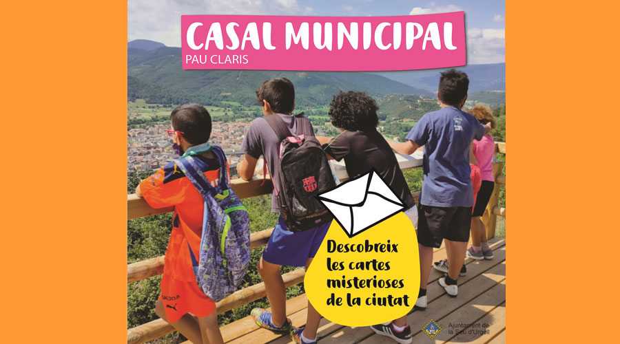 Cartell del Casal d'Estiu Municipal de la Seu (Aj. la Seu)