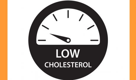 Infografia indicant un nivell baix de colesterol