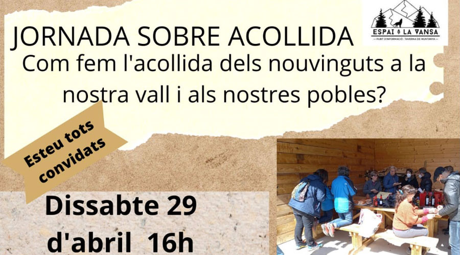 Cartell de la jornada a Sorribes de la Vansa sobre acollida al medi rural (RàdioSeu)