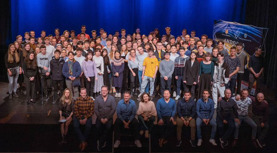 Tots els participants del concurs de l'Andorra Sax Fest (Festival)