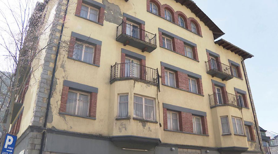L'antic hotel Casamanya, a Ordino (AndorraDifusió)