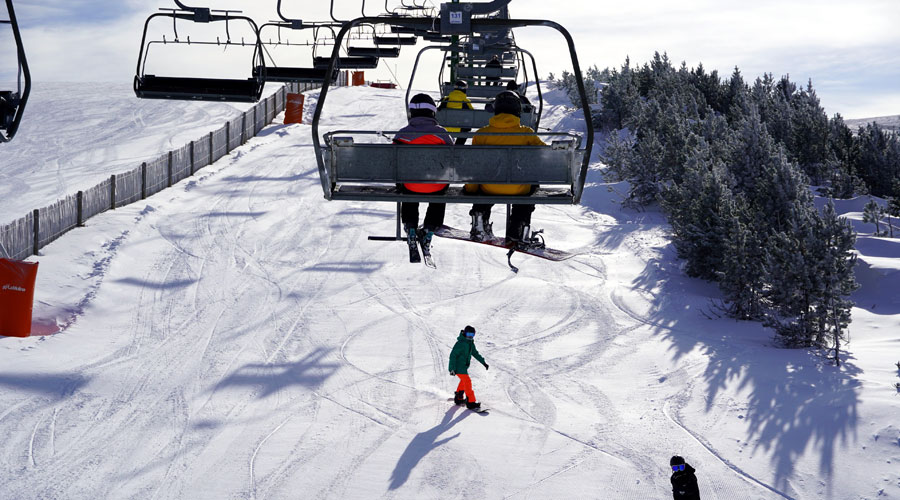 El sector de Torrent Negre de La Molina, aquest hivern (Foto: FGC / arxiu RàdioSeu)
