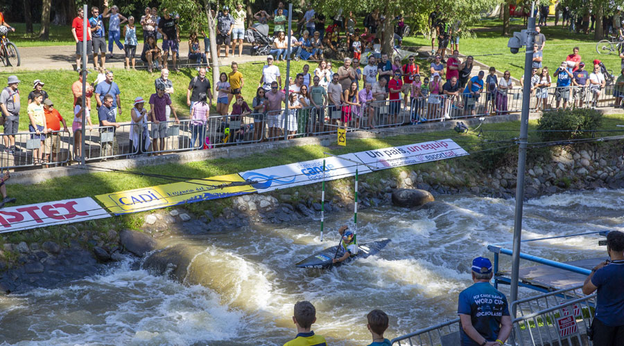 Copa del Món 2022 de canoa eslàlom, el setembre passat a la Seu d'Urgell (Foto: Agustí Cucurulls)