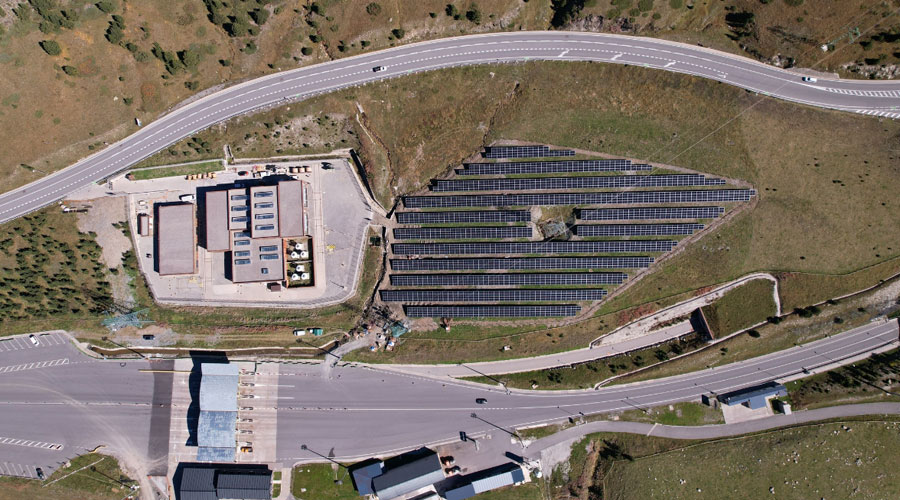 El parc solar de FEDA a Grau Roig (FEDA)