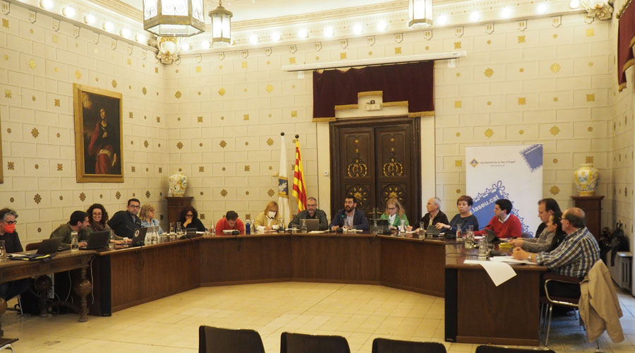 El ple municipal de la Seu en la seva sessió d'abril (RàdioSeu)