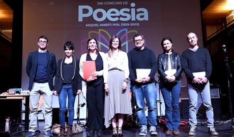 Els premiats al 26è Concurs de poesia Miquel Martí i Pol 2023