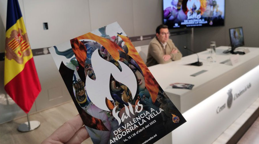 Presentació de la festa de les Falles de València a Andorra la Vella (AndorraCapital)