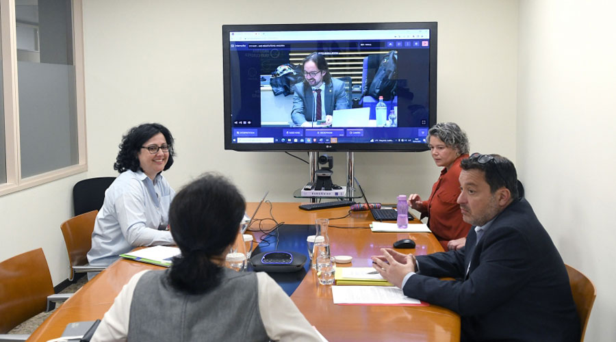 Imatge de la darrera reunió tècnica entre Andorra i la Comissió Europea sobre l'Acord d'associació (SFGA)