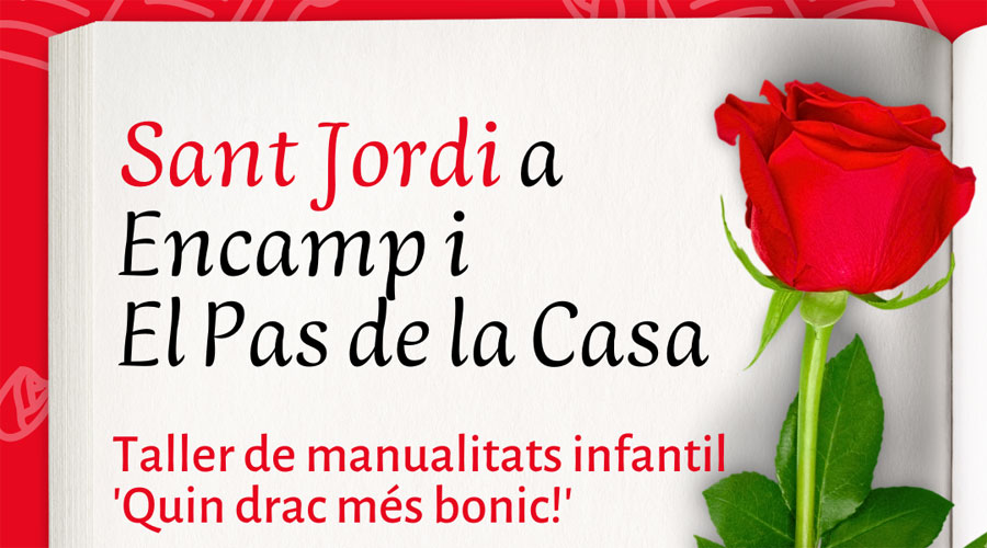 Cartell del taller de manualitats infantil a Encamp i al Pas (Comú d'Encamp)