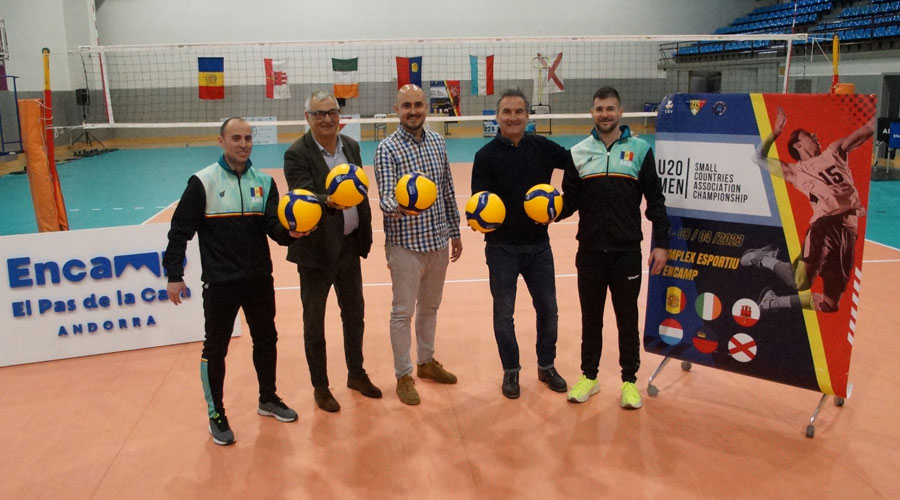 Presentació a Encamp de l'Europeu U20 de vòlei (Comú d'Encamp)