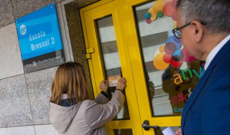 La cònsol major d'Escaldes, Rosa Gili i el director general de FEDA, Albert Moles