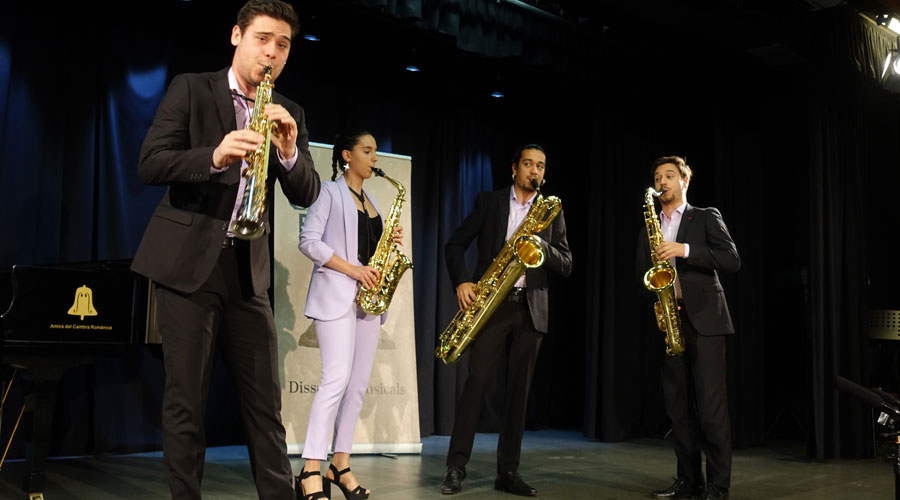 Synthèse Quartet, formació guanyadora del V Concurs Internacional Cambra Romànica (Ass. Amics Cambra Romànica)