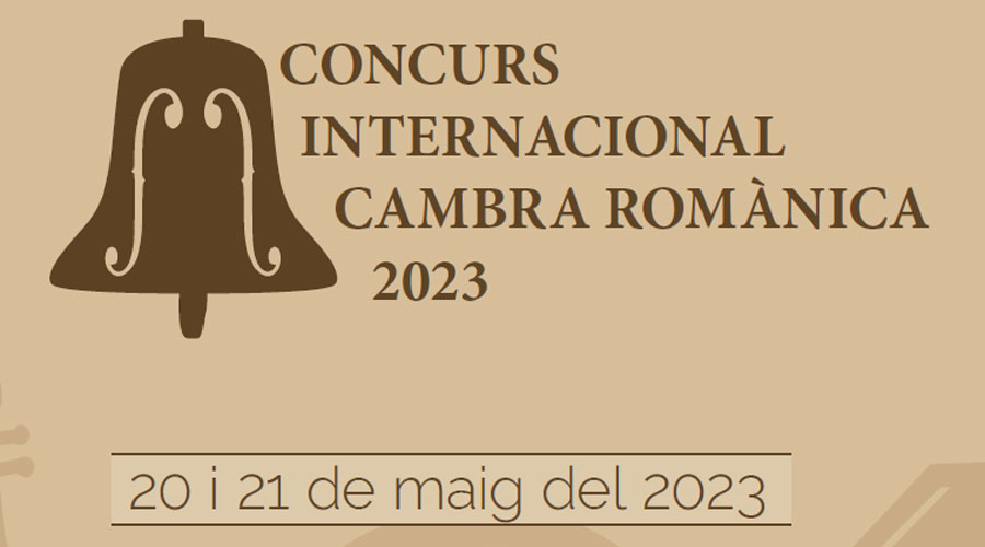 Cartell del Concurs Internacional de Cambra Romànica (Associació Amics del Cambra Romànica)