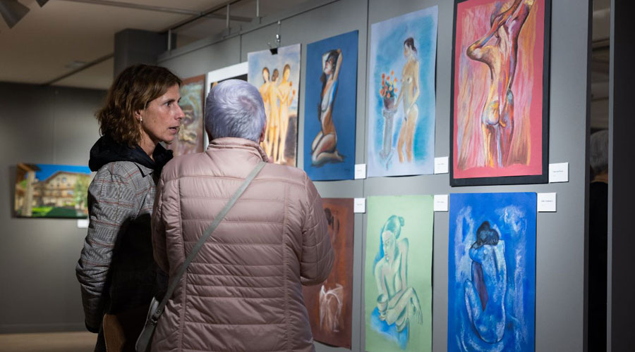 Obres exposades al CAEE dels alumnes de l'Espai d'Art (comuee)