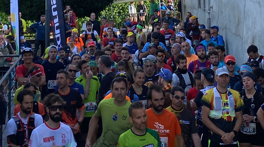 Sortida de la cursa trail de l'Escanyabocs 2023 (Aj. la Seu)