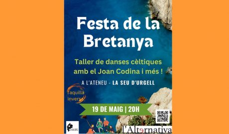 Cartell anunciador de la Festa de la Bretanya a la Seu