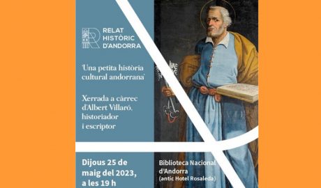 Cartell de la conferència d'Albert Villaró