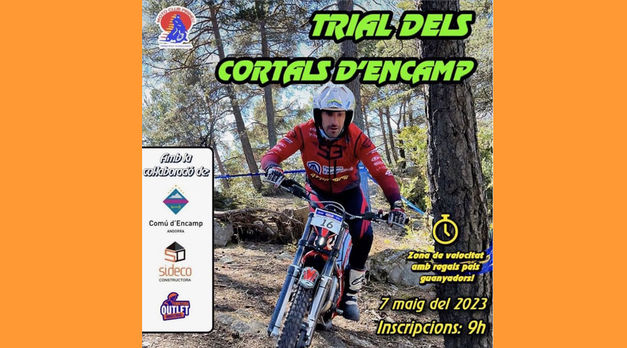 Cartell del Trial dels Cortals d'Encamp (imatge cedida)