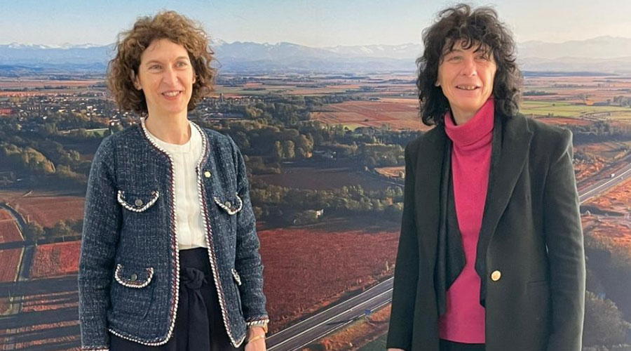 La ministra Ubach amb la prefecta de l’Arieja, Sylvie Feucher (SFGA)