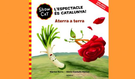 Coberta del llibre infantil "Aterra a terra; Anar a mar", de Màrius Serra