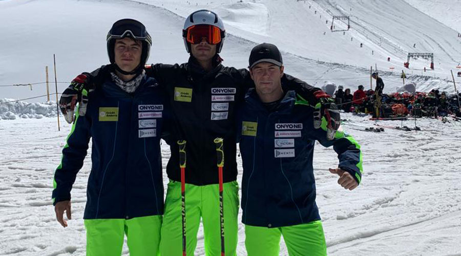 Cornella, Rius i Gabriel a Les Deux Alpes (FAE)