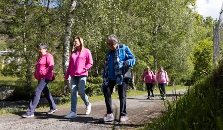 Les padrines han estat les més valentes a la caminada popular de la Festa Gran d'Ordino