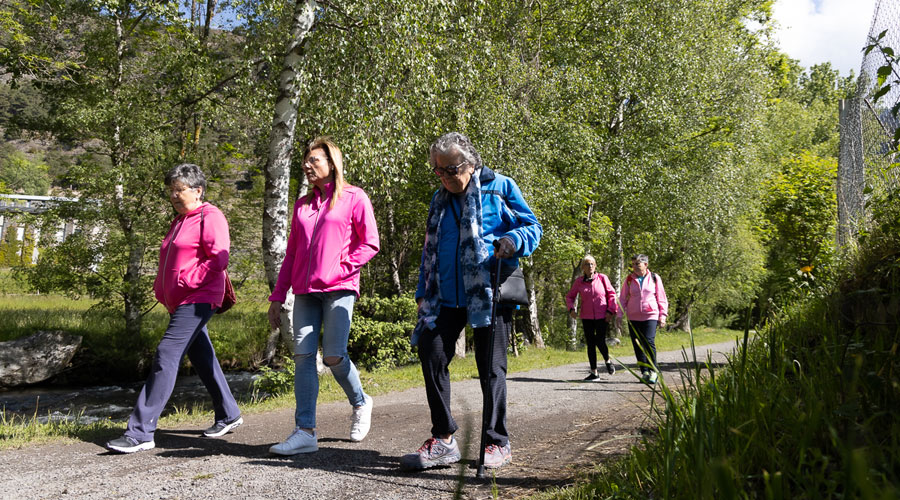 Les padrines han estat les més valentes a la caminada popular de la Festa Gran d'Ordino (Comú d'Ordino)