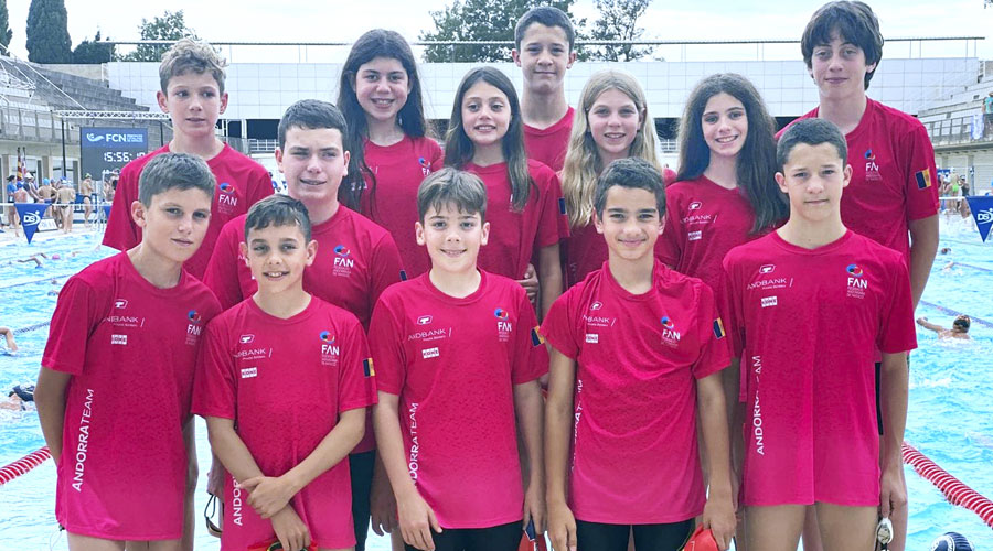 Els alevins que han competit al Campionat de Catalunya d'Estiu