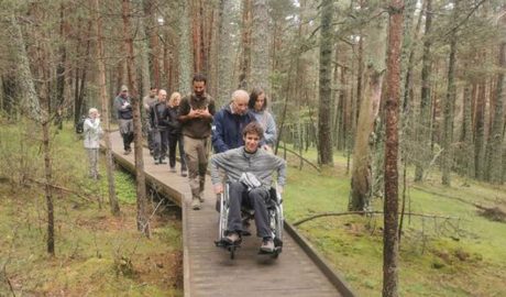 Imatge de la presentació de la temporada d'ecoturisme i del programa Tothom és Parc!