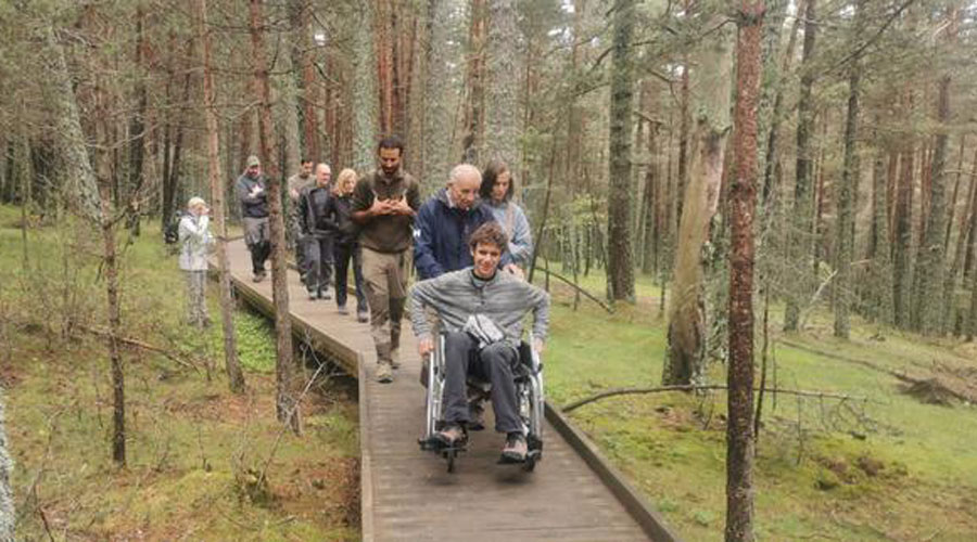 Imatge de la presentació de la temporada d'ecoturisme i del programa Tothom és Parc! (Govern.cat)