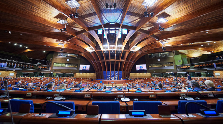 Un plenari del Consell d'Europa l'any 2022 (Consell d'Europa)