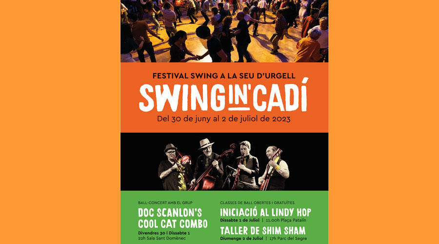 Cartell del Festival de Swing de Muntanya a la Seu (Aj. la Seu)