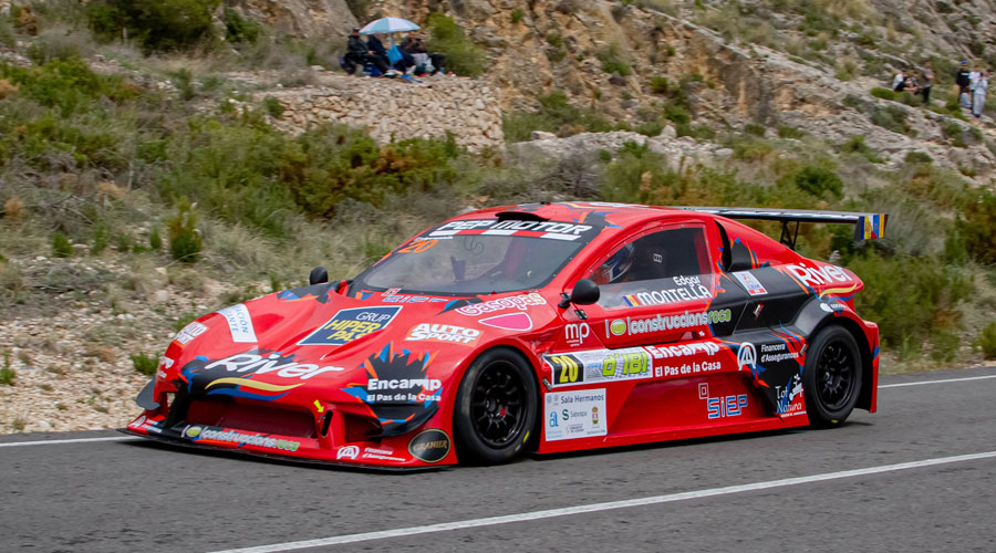 Edgar Montellà pilotant la seva mecànica a IBI, Alacant (FotoEsport)