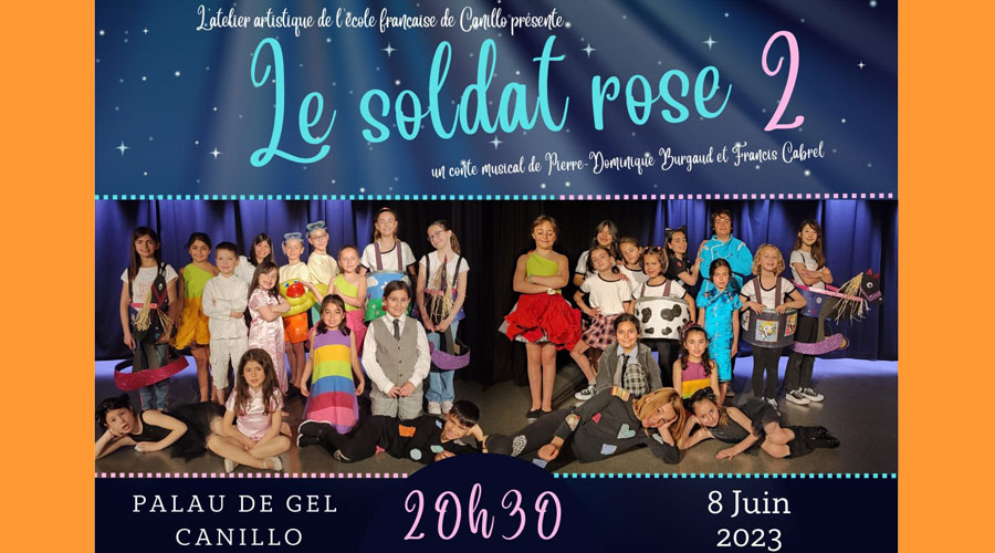 Cartell de l'actuació dels alumnes de l'Escola Francesa de Canillo (Escola)