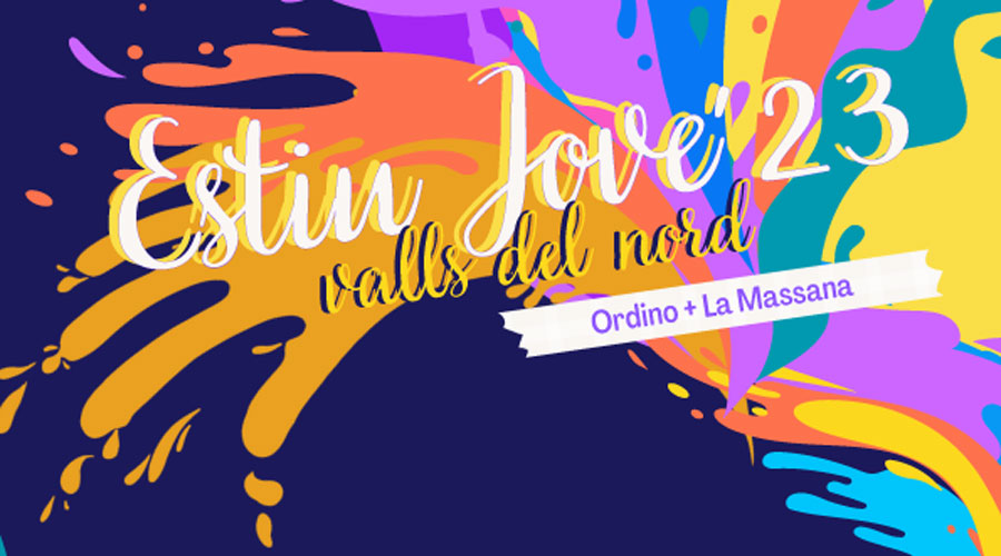 Cartell de l'Estiu Jove 2023 a Ordino i la Massana (Comú d'Ordino)